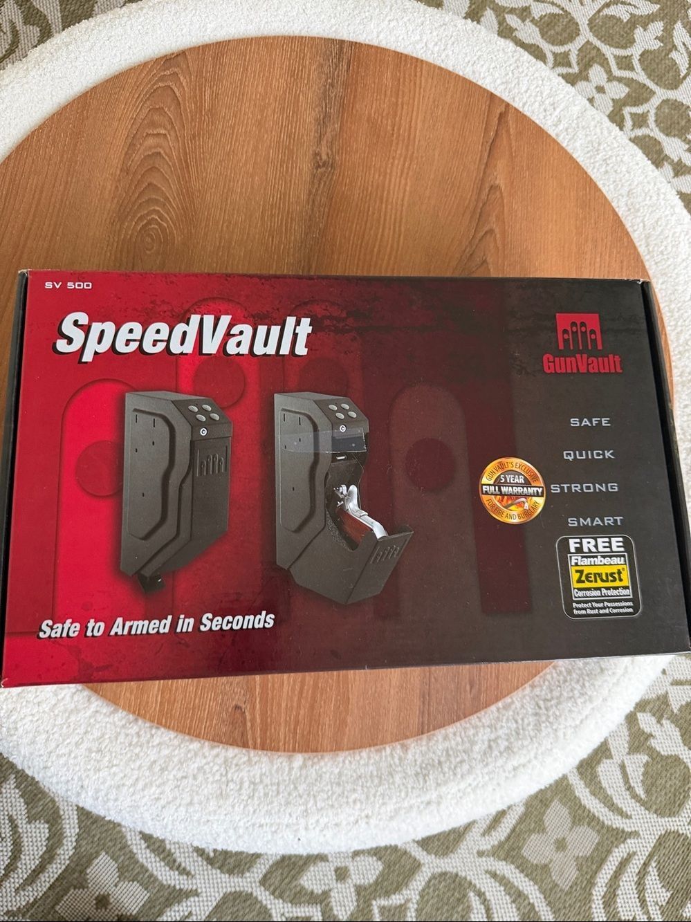 GunVault SpeedVault SV500 handgun safe new in box Quick Access Digital Keypad